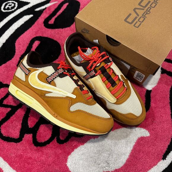 Nike Air Max 1 Travis Scott Cactus Jack Baroque Brown –Size 8 - Picture 1 of 9